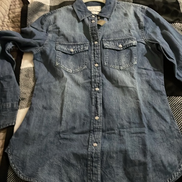 NEW, J Crew Denim Top - Picture 10 of 10